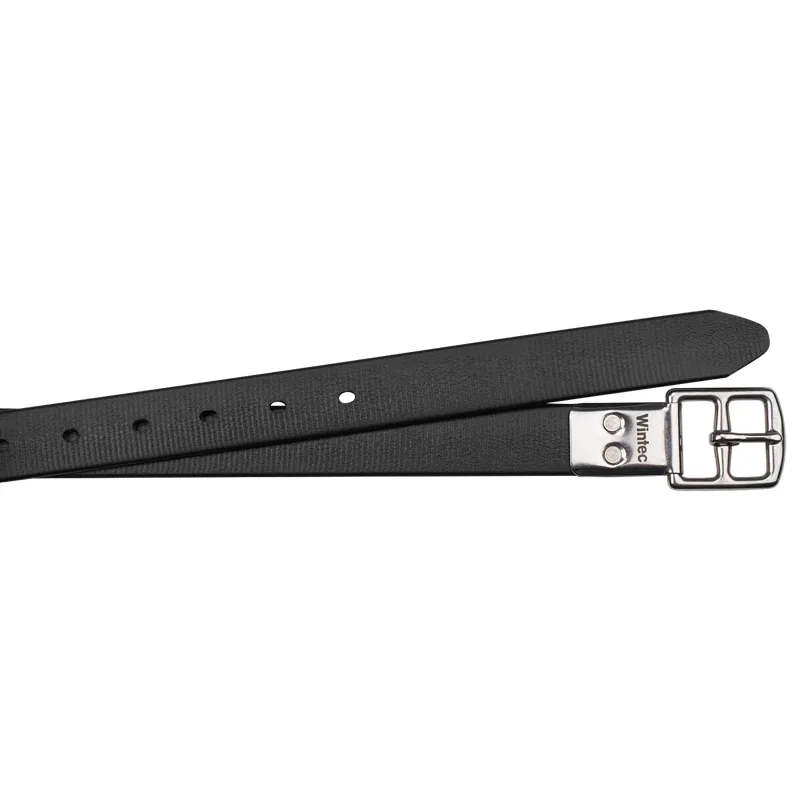 Wintec Slimline Stirrup Straps Black